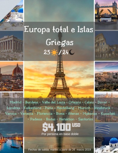 Europa e Islas Griegas 